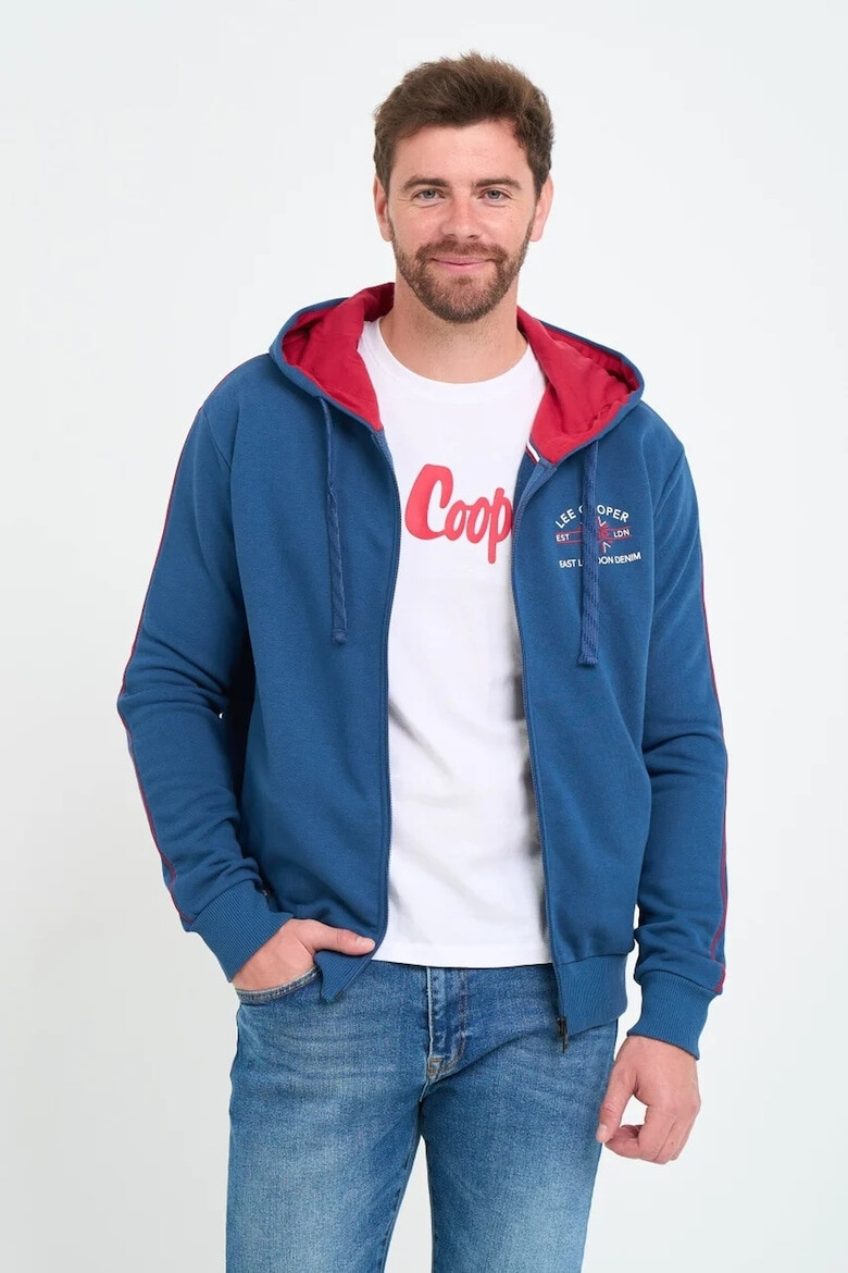 Lee Cooper Hanorac cu fermoar si logo - Pled.ro