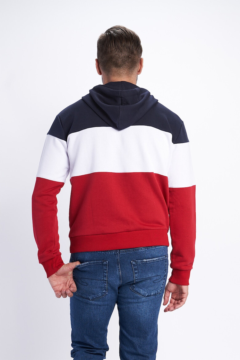 Lee Cooper Hanorac cu model colorblock si imprimeu logo - Pled.ro