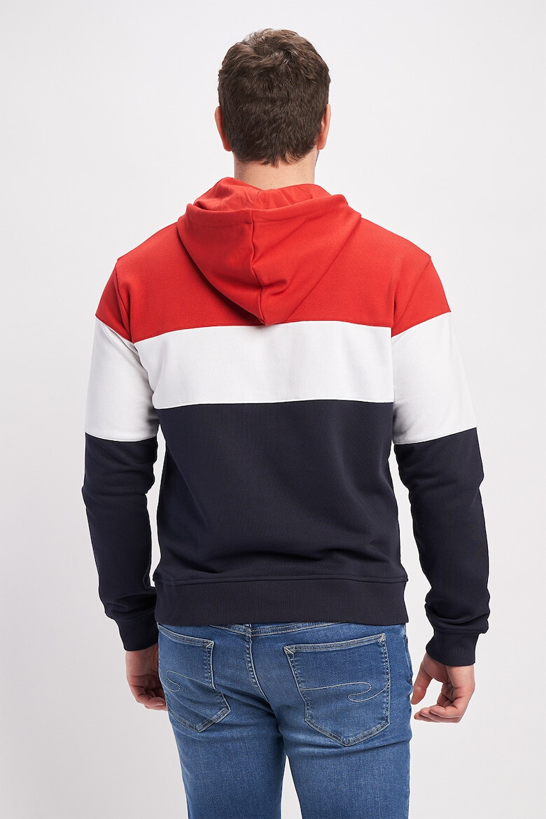 Lee Cooper Hanorac cu model colorblock si imprimeu logo - Pled.ro