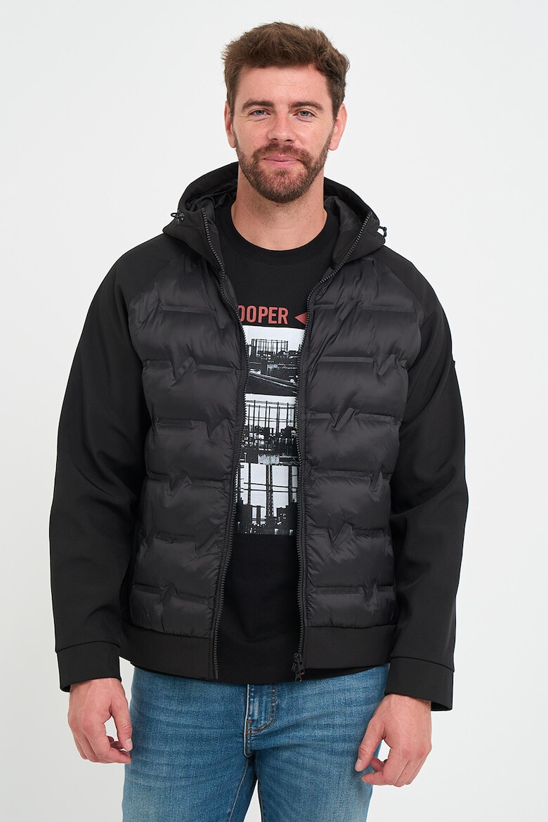 Lee Cooper Jacheta cu gluga si segmente matlasate - Pled.ro