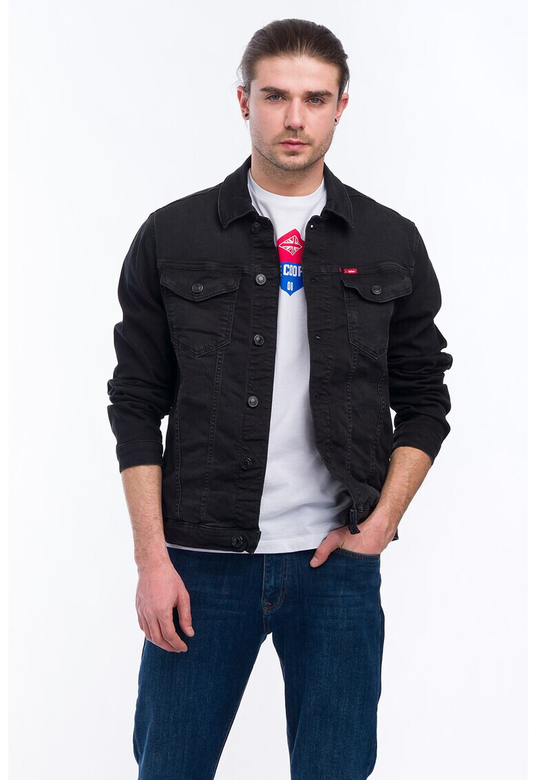 Lee Cooper Jacheta de denim cu buzunare pe piept - Pled.ro