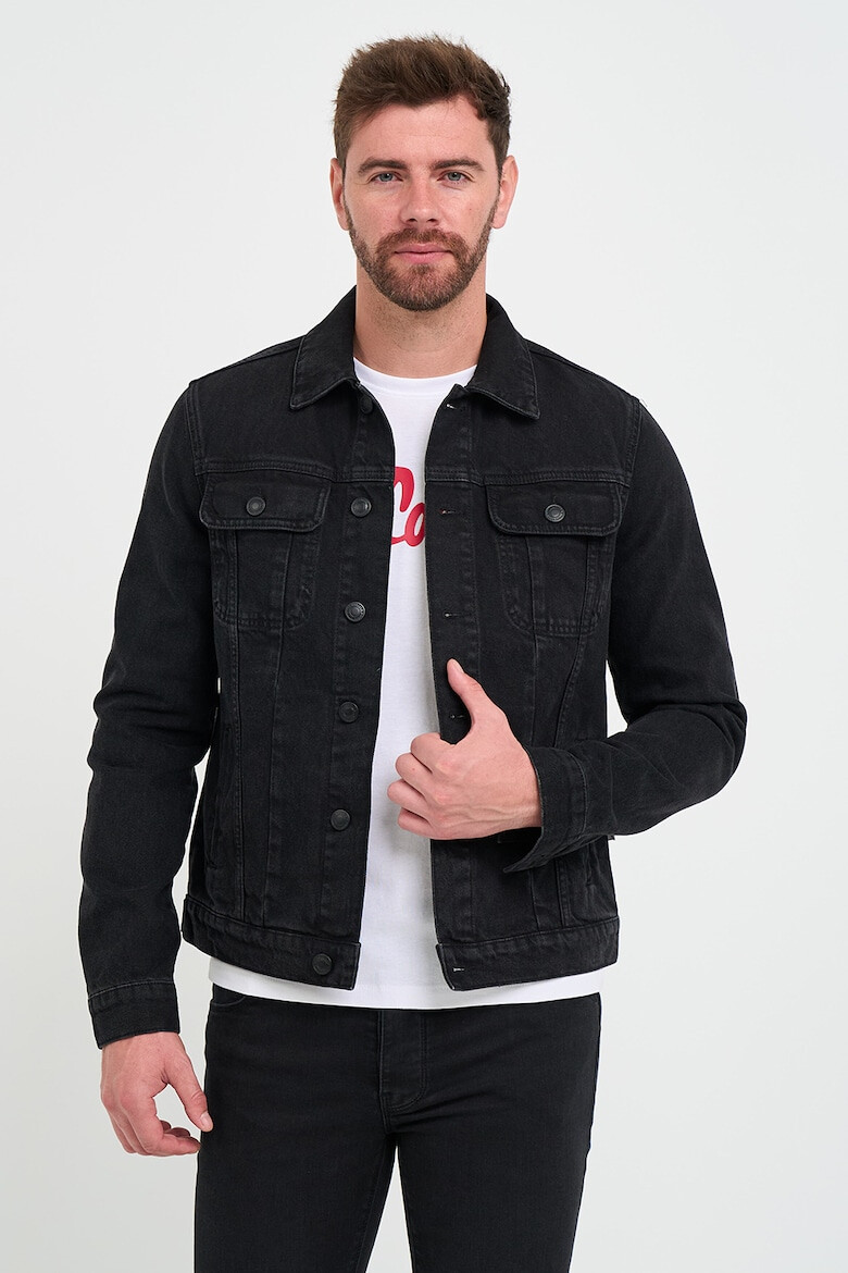 Lee Cooper Jacheta de denim cu buzunare pe piept - Pled.ro