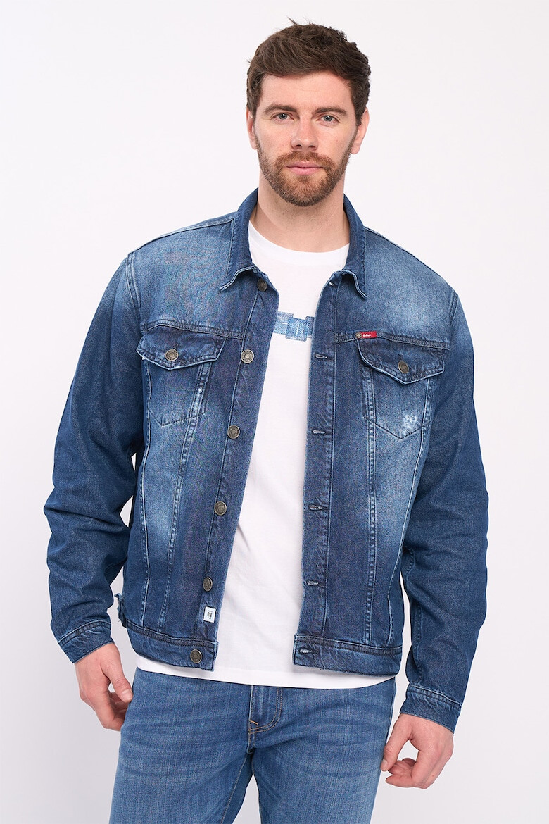 Lee Cooper Jacheta de denim cu doua buzunare cu clapa - Pled.ro