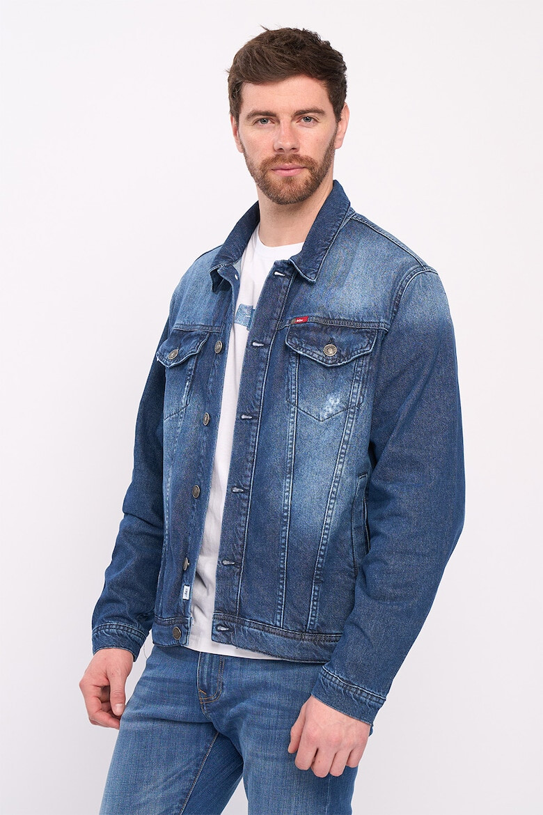 Lee Cooper Jacheta de denim cu doua buzunare cu clapa - Pled.ro