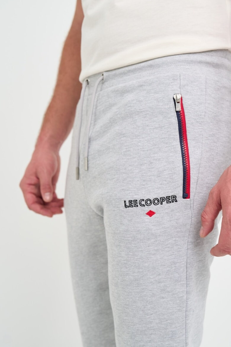 Lee Cooper Pantaloni barbat sport cu buzunare cu fermoar Gri - Pled.ro