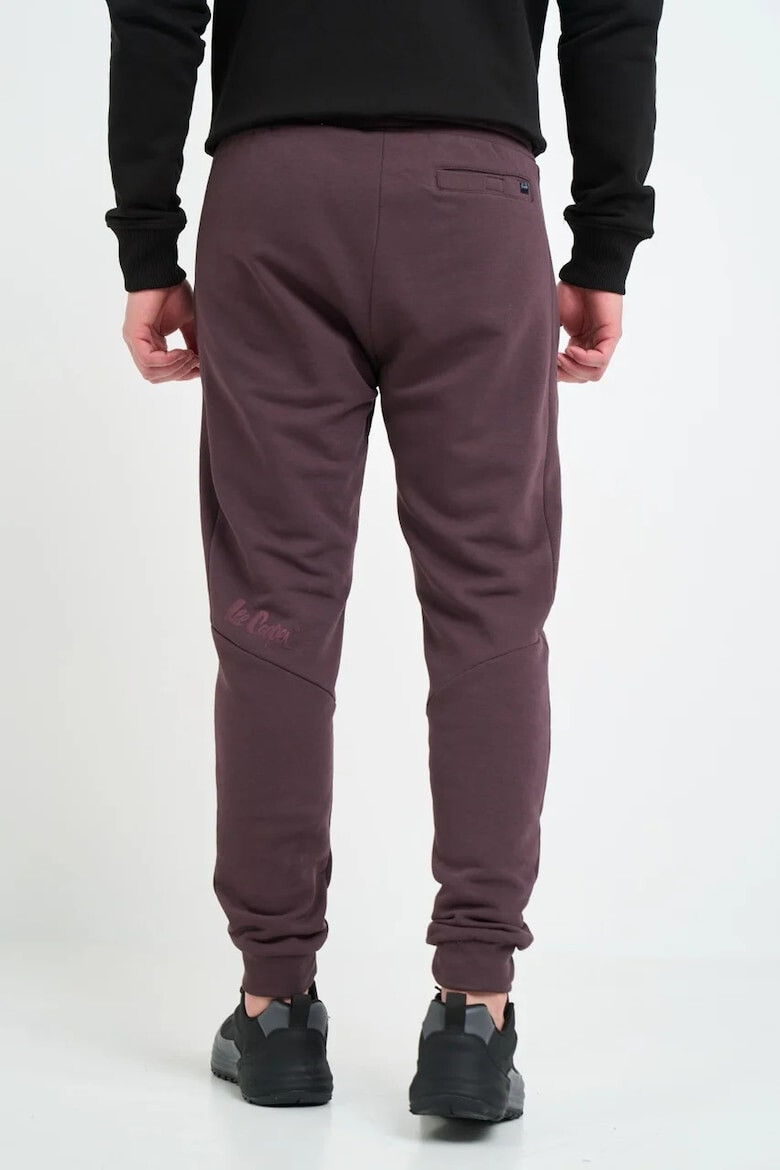 Lee Cooper Pantaloni de trening cu logo si snur - Pled.ro