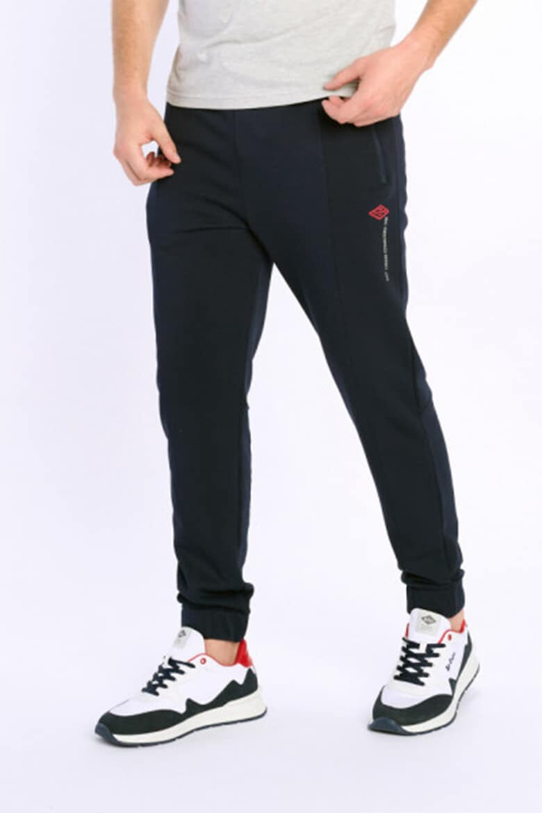 Lee Cooper Pantaloni de trening cu talie medie si snur in talie - Pled.ro