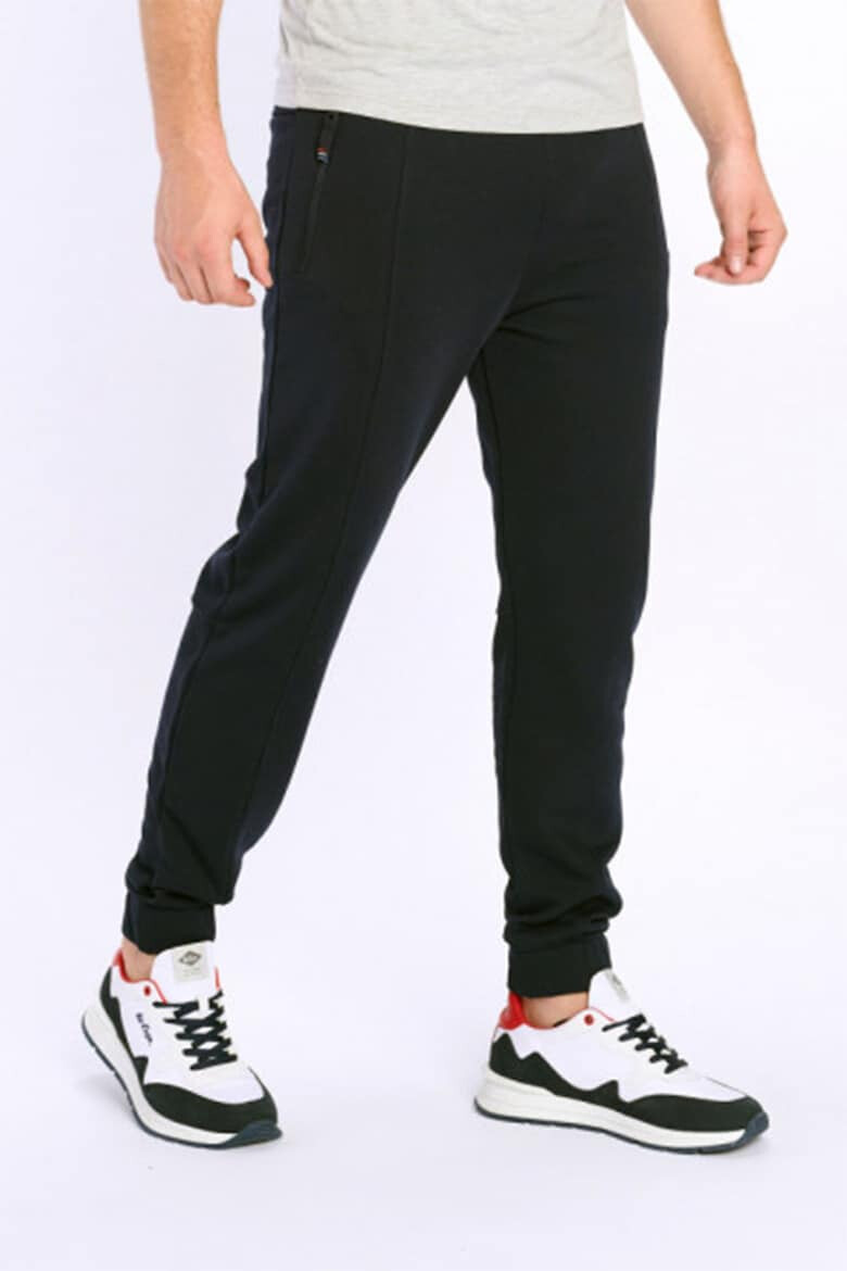 Lee Cooper Pantaloni de trening cu talie medie si snur in talie - Pled.ro