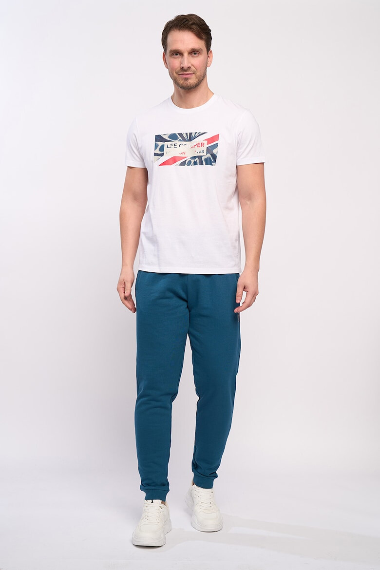 Lee Cooper Pantaloni de trening din amestec de bumbac cu buzunare laterale - Pled.ro