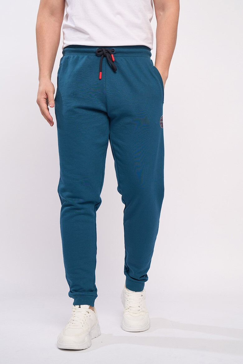 Lee Cooper Pantaloni de trening din amestec de bumbac cu buzunare laterale - Pled.ro