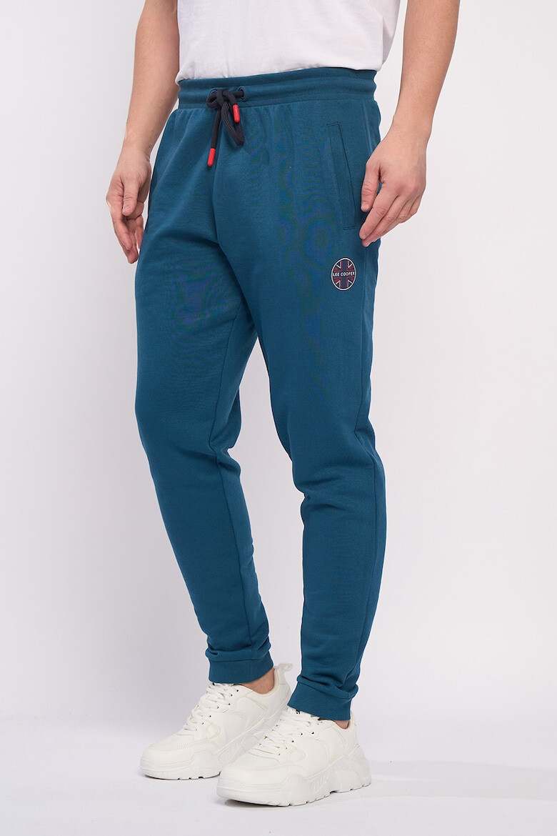 Lee Cooper Pantaloni de trening din amestec de bumbac cu buzunare laterale - Pled.ro