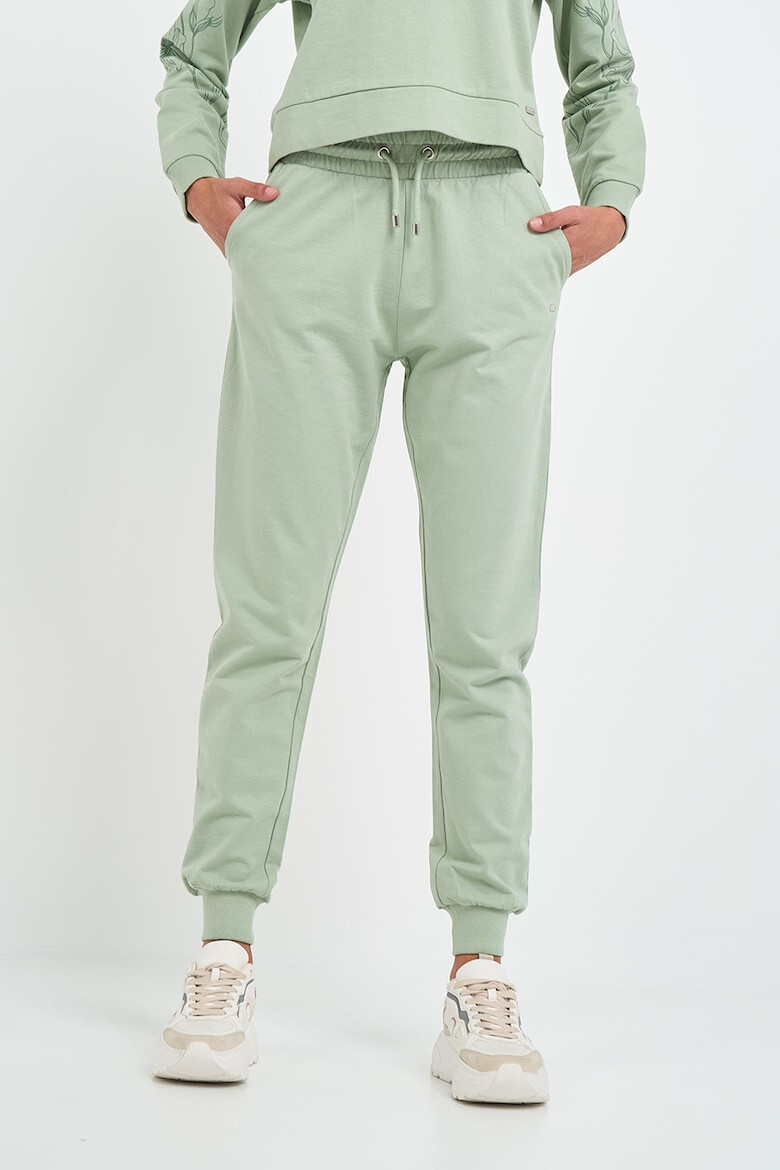 Lee Cooper Pantaloni de trening din bumbac cu buzunare laterale - Pled.ro