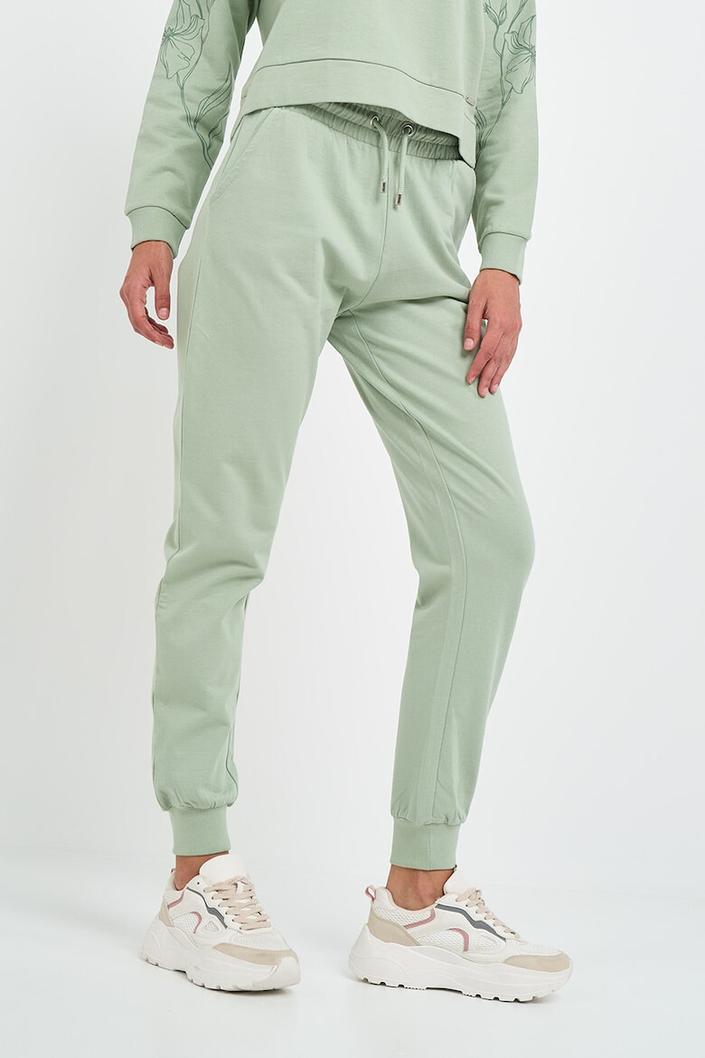 Lee Cooper Pantaloni de trening din bumbac cu buzunare laterale - Pled.ro