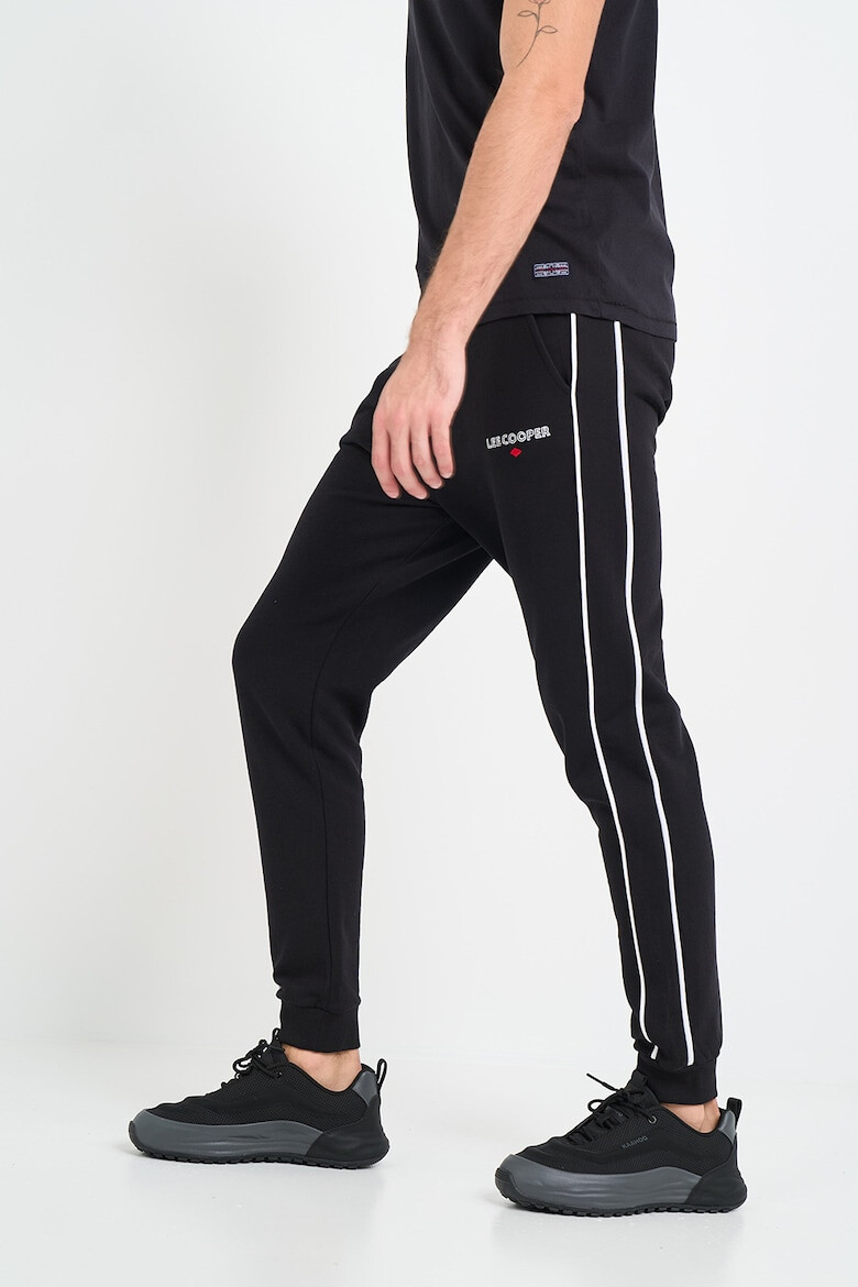 Lee Cooper Pantaloni de trening din bumbac cu buzunare oblice - Pled.ro