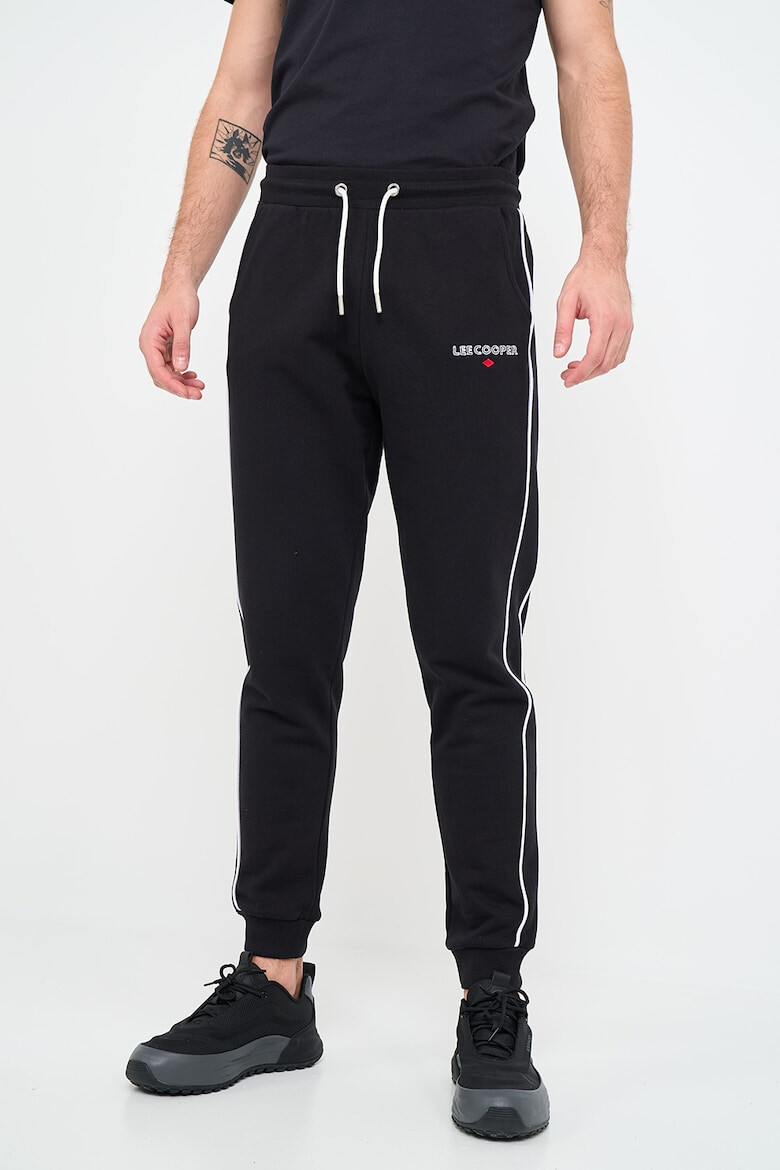 Lee Cooper Pantaloni de trening din bumbac cu buzunare oblice - Pled.ro