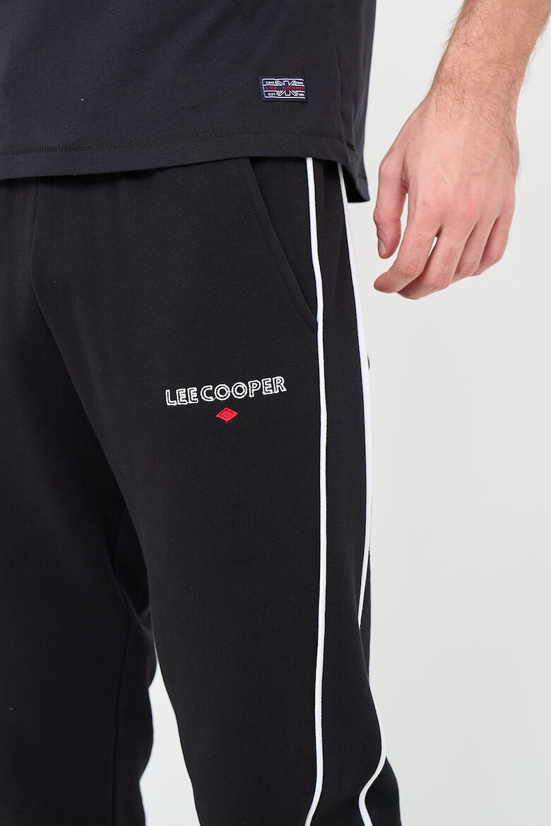 Lee Cooper Pantaloni de trening din bumbac cu buzunare oblice - Pled.ro