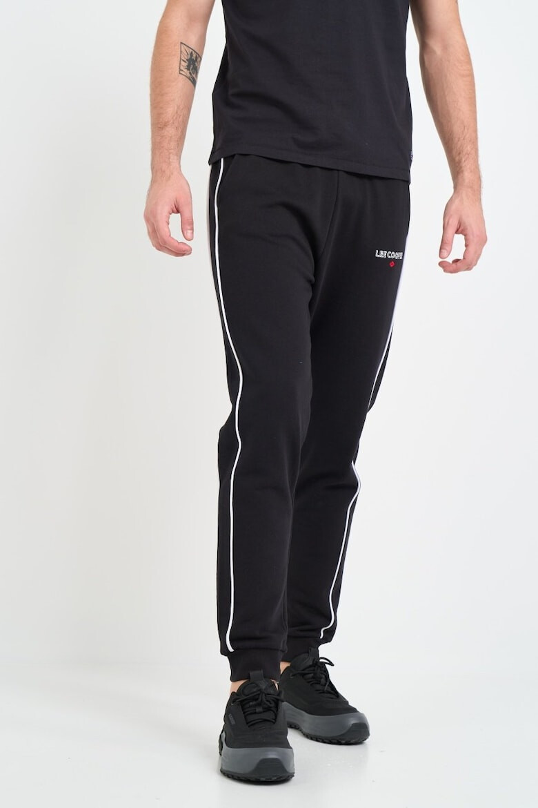 Lee Cooper Pantaloni sport barbat cu logo Negru - Pled.ro