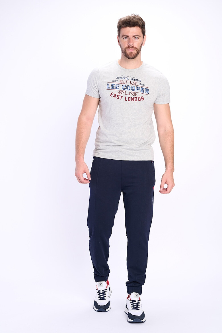 Lee Cooper Pantaloni sport cu talie medie si snur in talie - Pled.ro