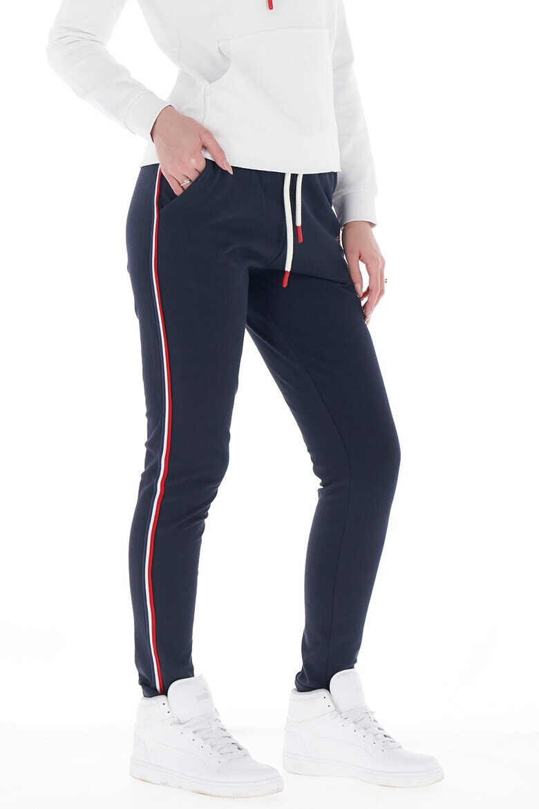 Lee Cooper Pantaloni sport din bumbac cu detalii contrastante - Pled.ro