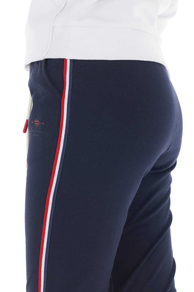 Lee Cooper Pantaloni sport din bumbac cu detalii contrastante - Pled.ro