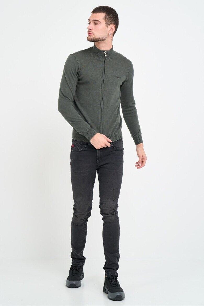 Lee Cooper Pulover barbat uniforma cu fermoar Verde - Pled.ro