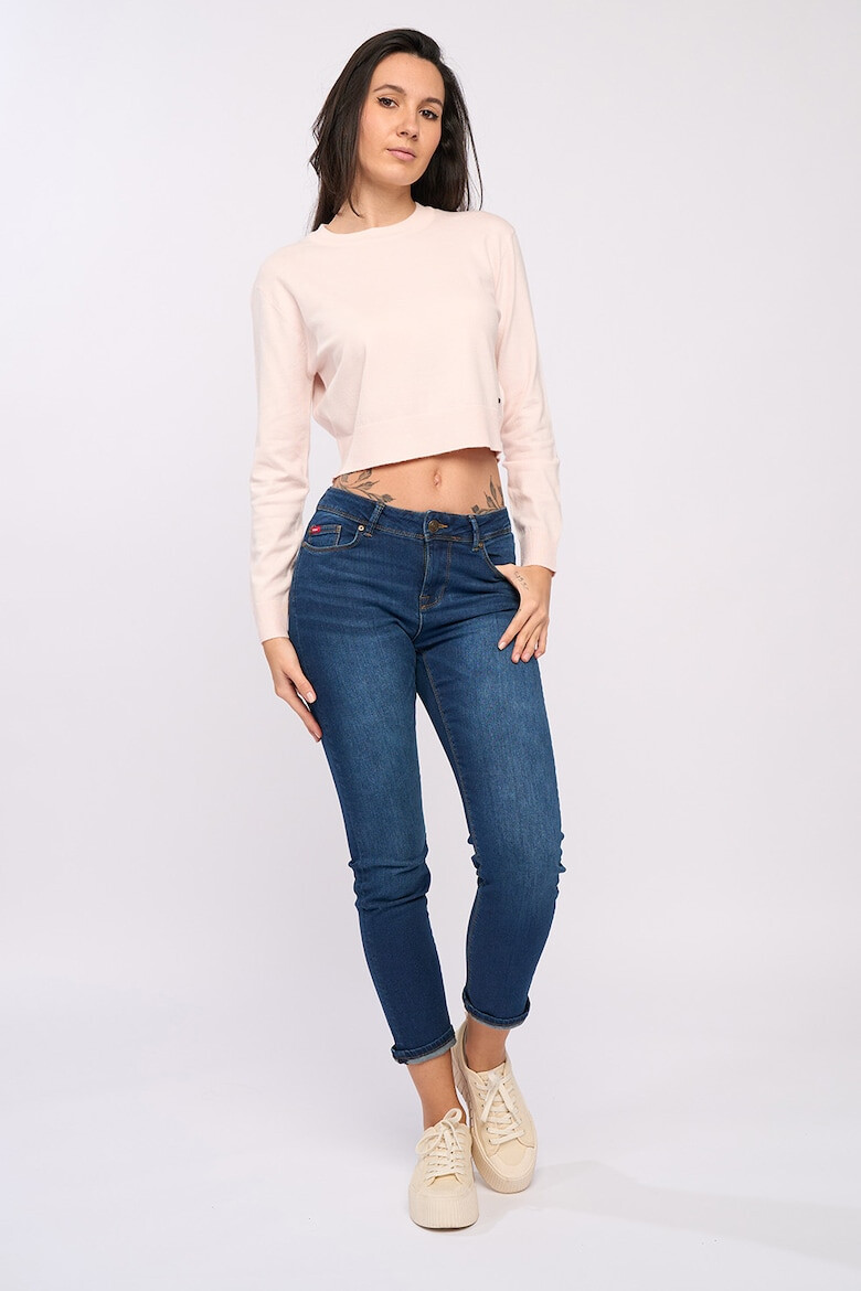 Lee Cooper Pulover crop cu decolteu la baza gatului - Pled.ro