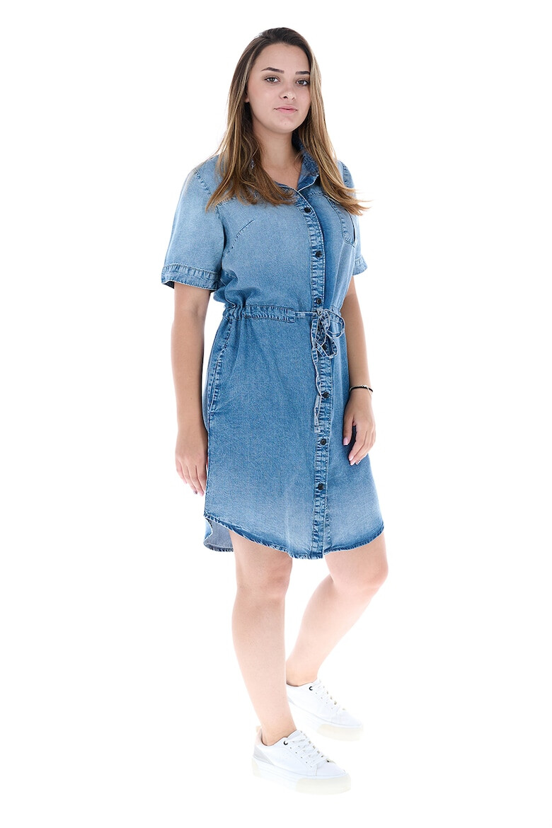 Lee Cooper Rochie de denim cu cordon in talie - Pled.ro