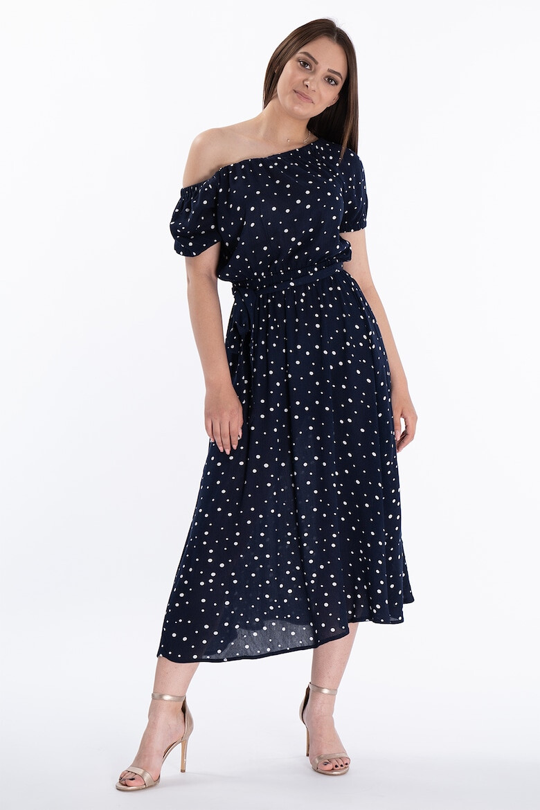 Lee Cooper Rochie midi vaporoasa cu model cu buline - Pled.ro