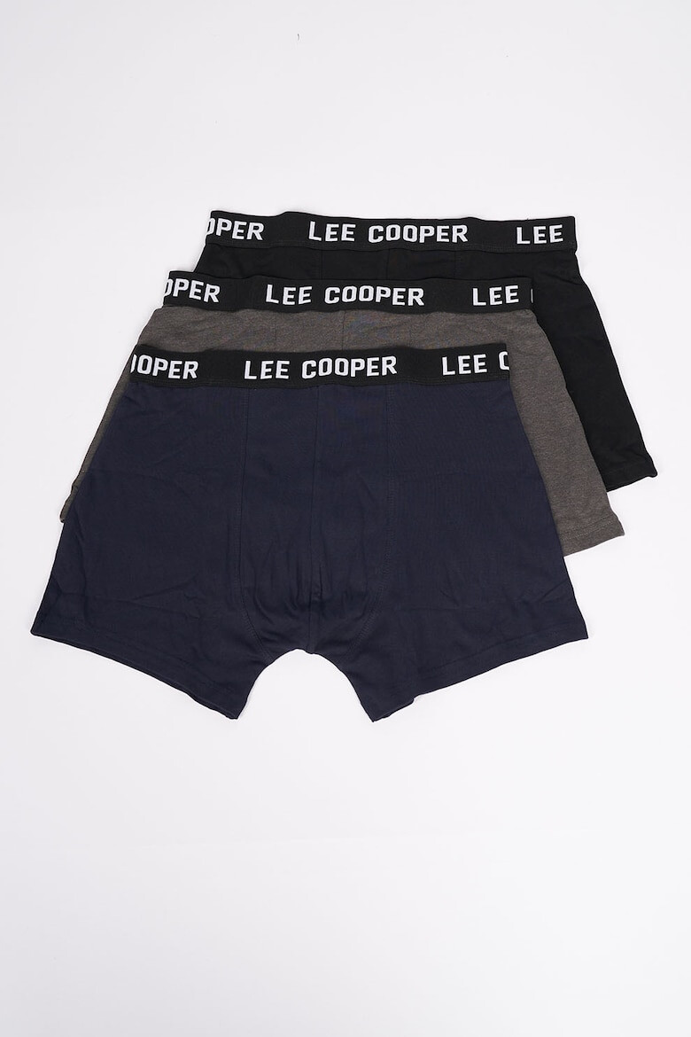 Lee Cooper Set de boxeri cu banda elastica - 3 perechi - Pled.ro