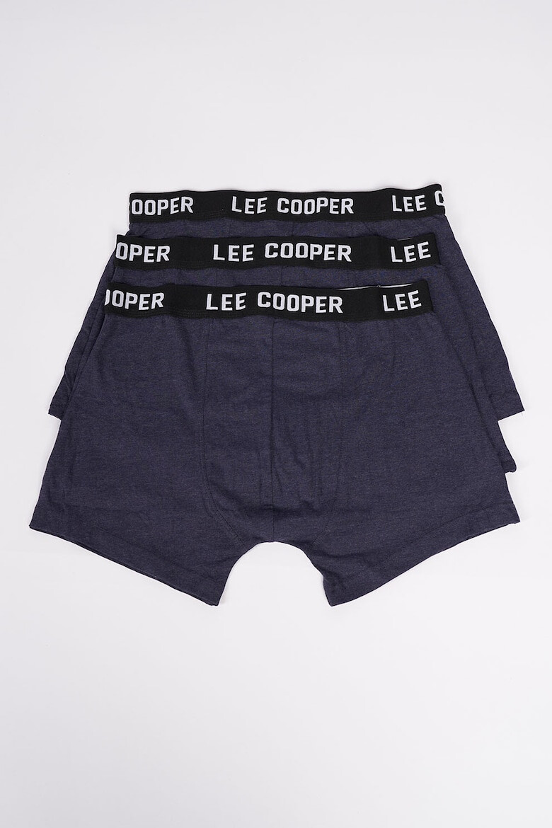 Lee Cooper Set de boxeri cu banda elastica - 3 perechi - Pled.ro