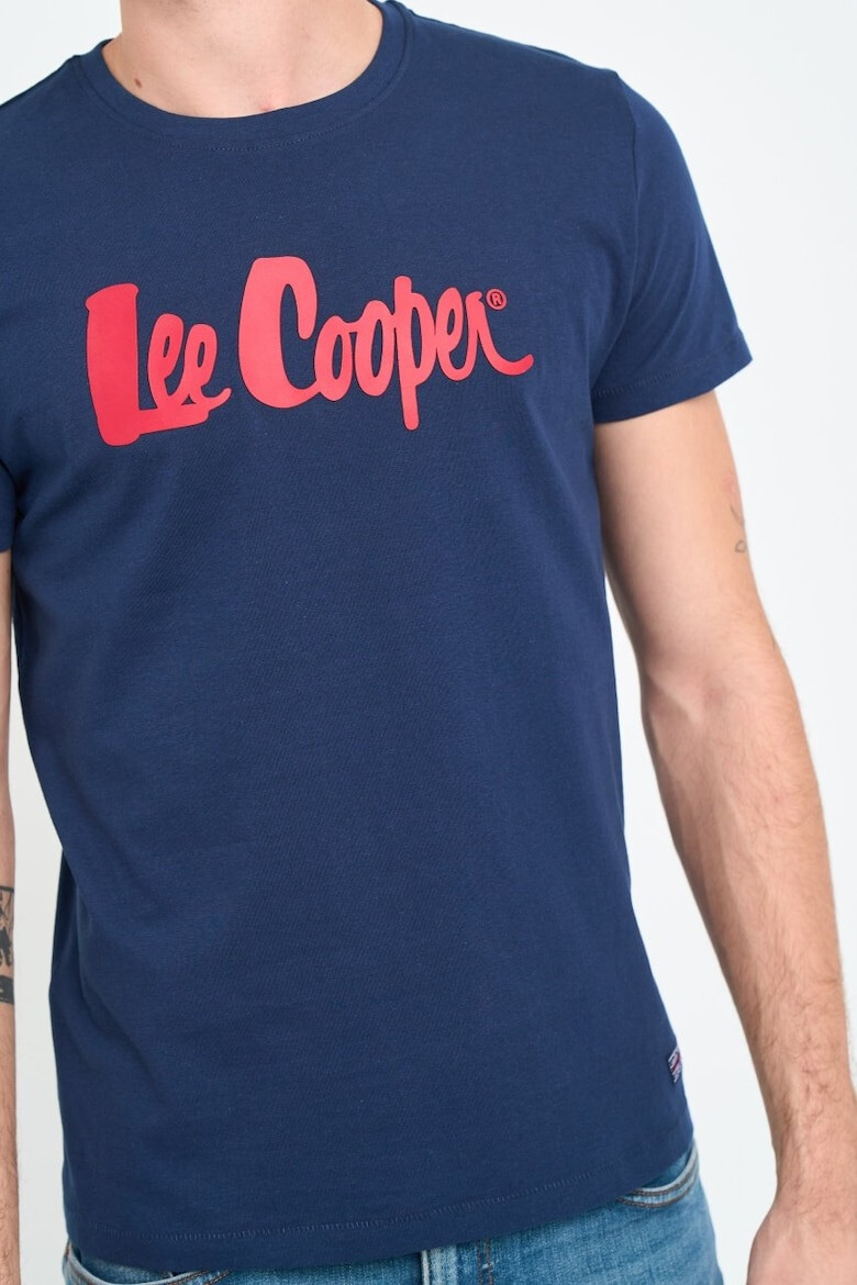 Lee Cooper Tricou barbat cu logo aplicat Albastru - Pled.ro