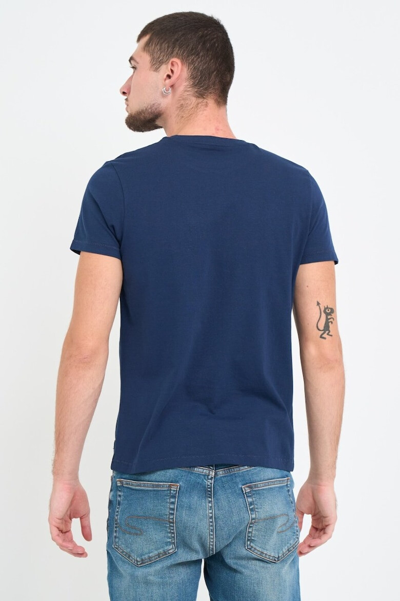 Lee Cooper Tricou barbat cu logo aplicat Albastru - Pled.ro