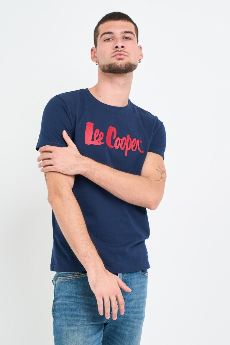 Lee Cooper Tricou barbat cu logo aplicat Albastru - Pled.ro