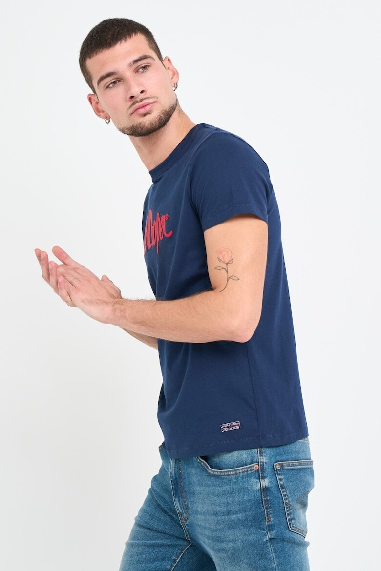 Lee Cooper Tricou barbat cu logo aplicat Albastru - Pled.ro