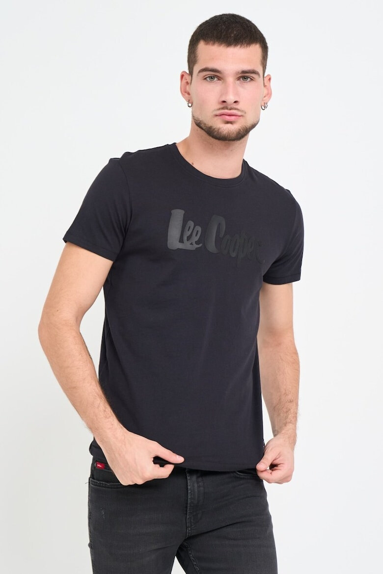 Lee Cooper Tricou barbat cu logo aplicat Negru - Pled.ro