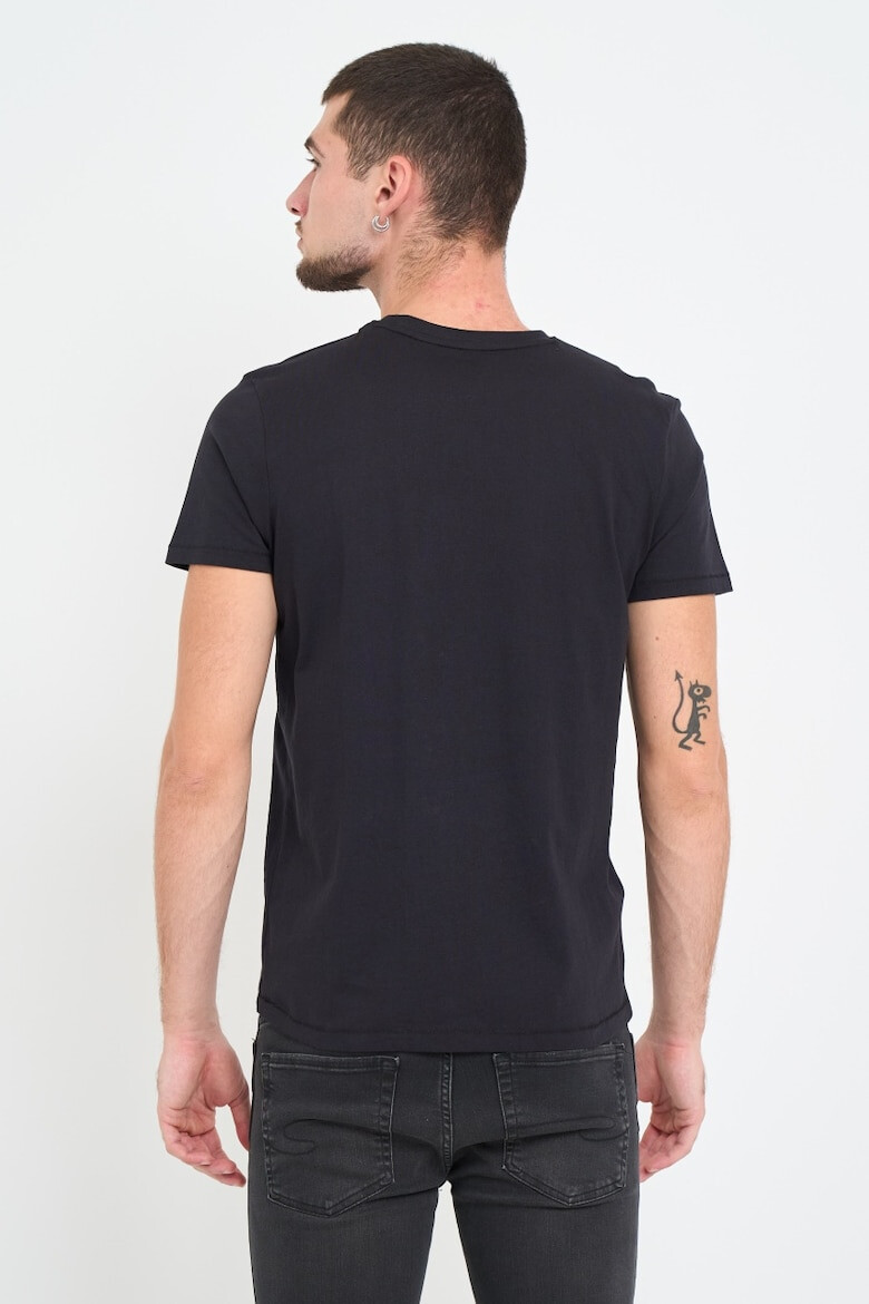 Lee Cooper Tricou barbat cu logo aplicat Negru - Pled.ro