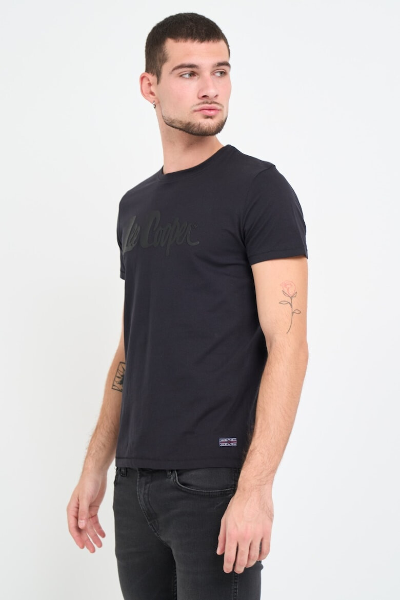 Lee Cooper Tricou barbat cu logo aplicat Negru - Pled.ro