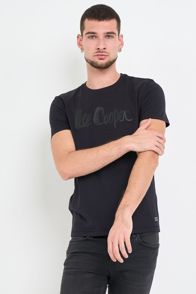 Lee Cooper Tricou barbat cu logo aplicat Negru - Pled.ro