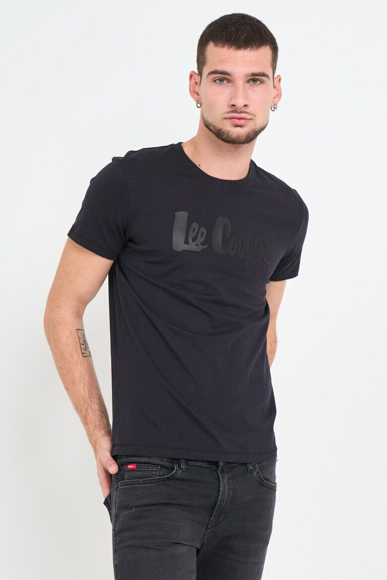 Lee Cooper Tricou barbat cu logo aplicat Negru - Pled.ro