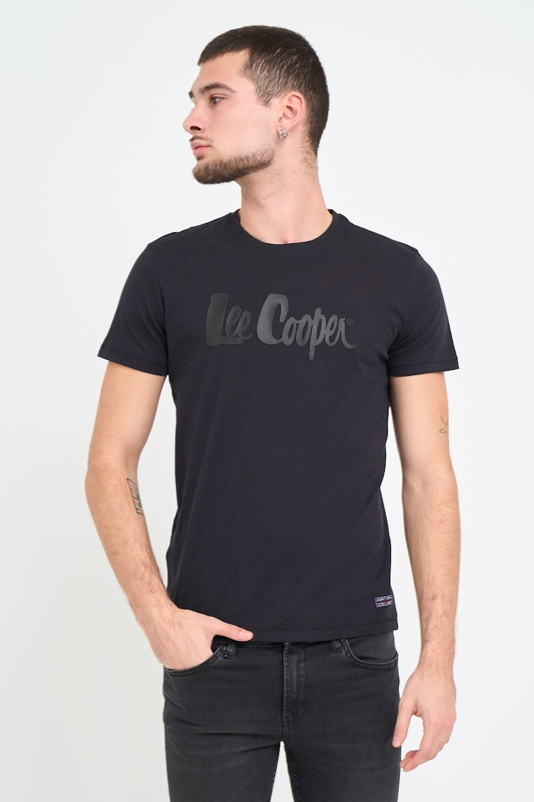 Lee Cooper Tricou barbat cu logo aplicat Negru - Pled.ro