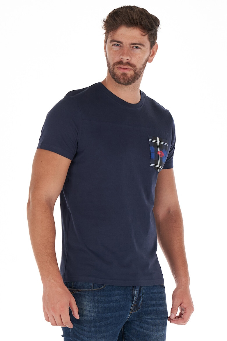 Lee Cooper Tricou cu buzunar pe piept cu model in carouri - Pled.ro