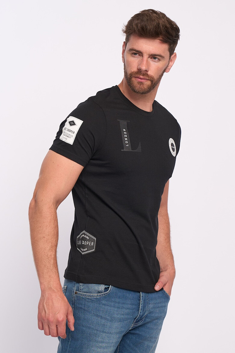 Lee Cooper Tricou cu detalii logo - Pled.ro