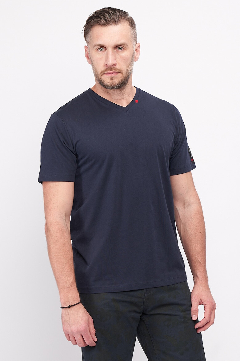 Lee Cooper Tricou de bumbac cu decolteu in V - Pled.ro