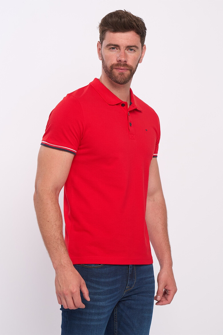 Lee Cooper Tricou de bumbac cu decolteu polo - Pled.ro