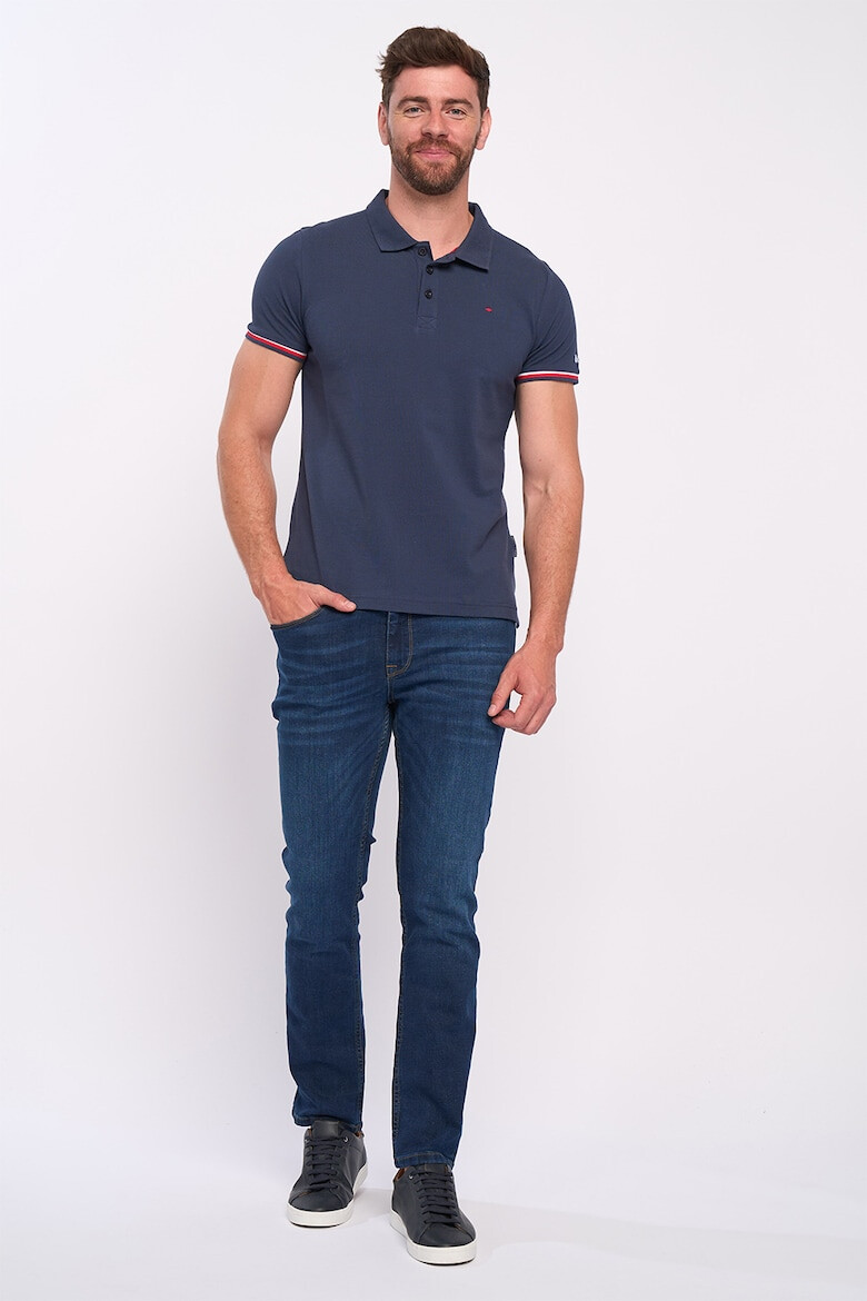 Lee Cooper Tricou de bumbac cu decolteu polo - Pled.ro