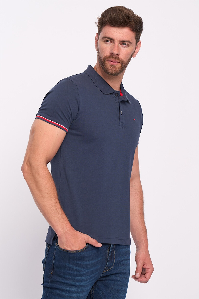 Lee Cooper Tricou de bumbac cu decolteu polo - Pled.ro