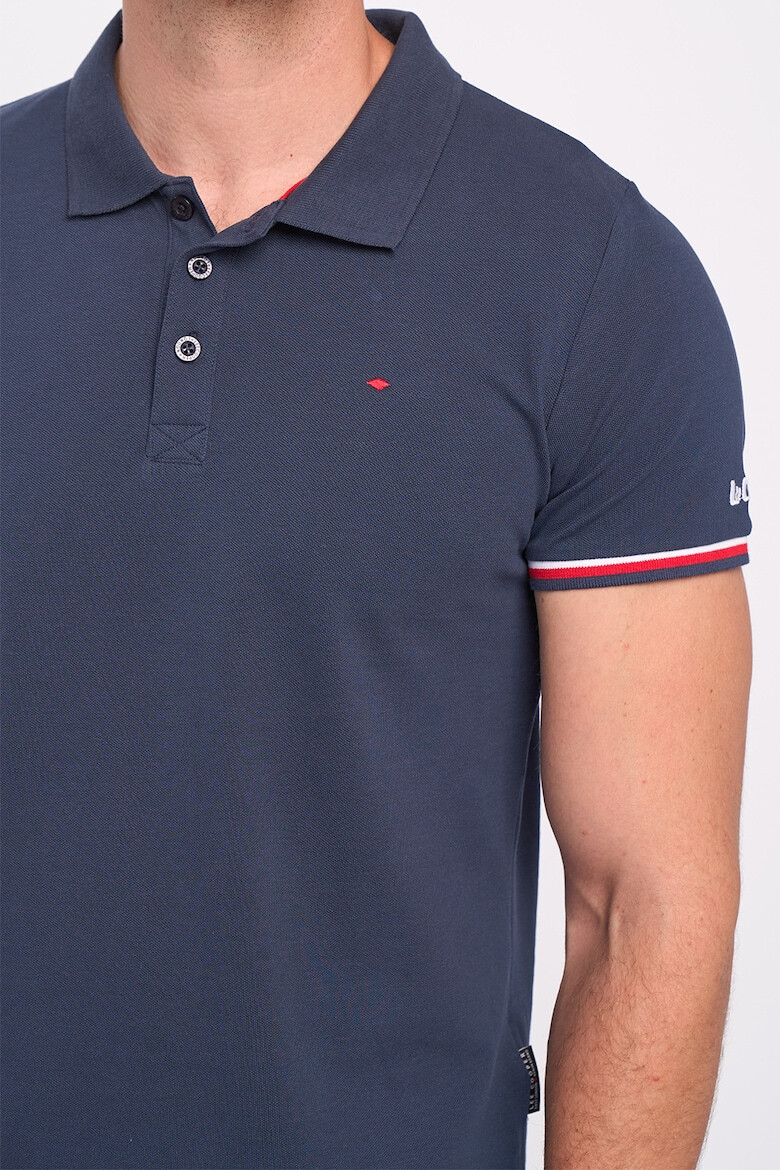 Lee Cooper Tricou de bumbac cu decolteu polo - Pled.ro