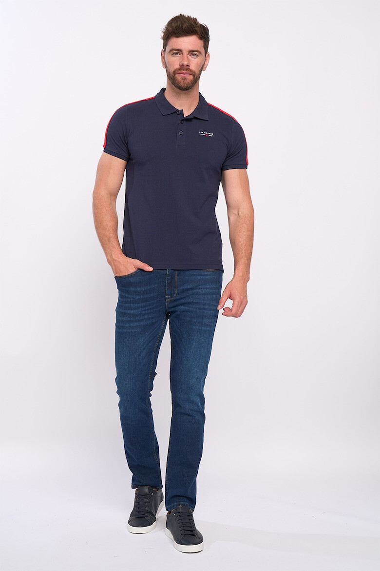 Lee Cooper Tricou de bumbac cu decolteu polo - Pled.ro