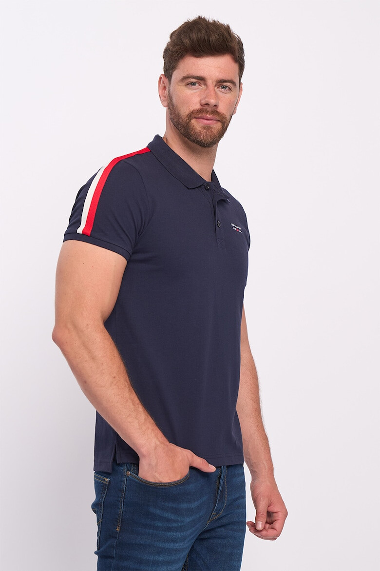 Lee Cooper Tricou de bumbac cu decolteu polo - Pled.ro