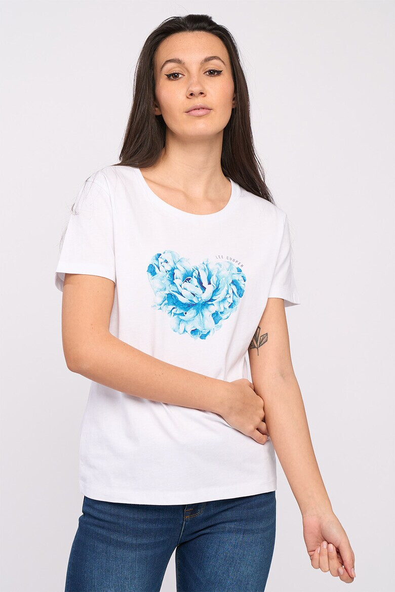 Lee Cooper Tricou de bumbac cu imprimeu floral - Pled.ro